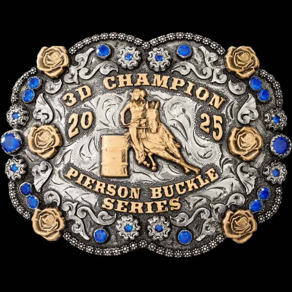 Mississippi Rose Belt Buckle
